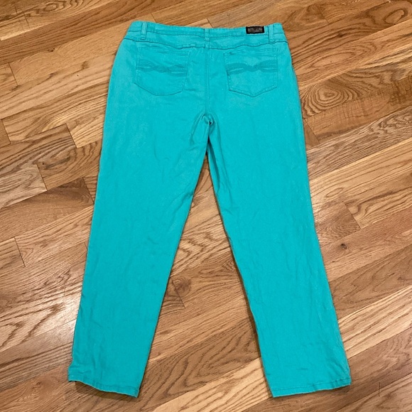 Earl Jean Green-Blue Jeans - Size 14 - Picture 4 of 4